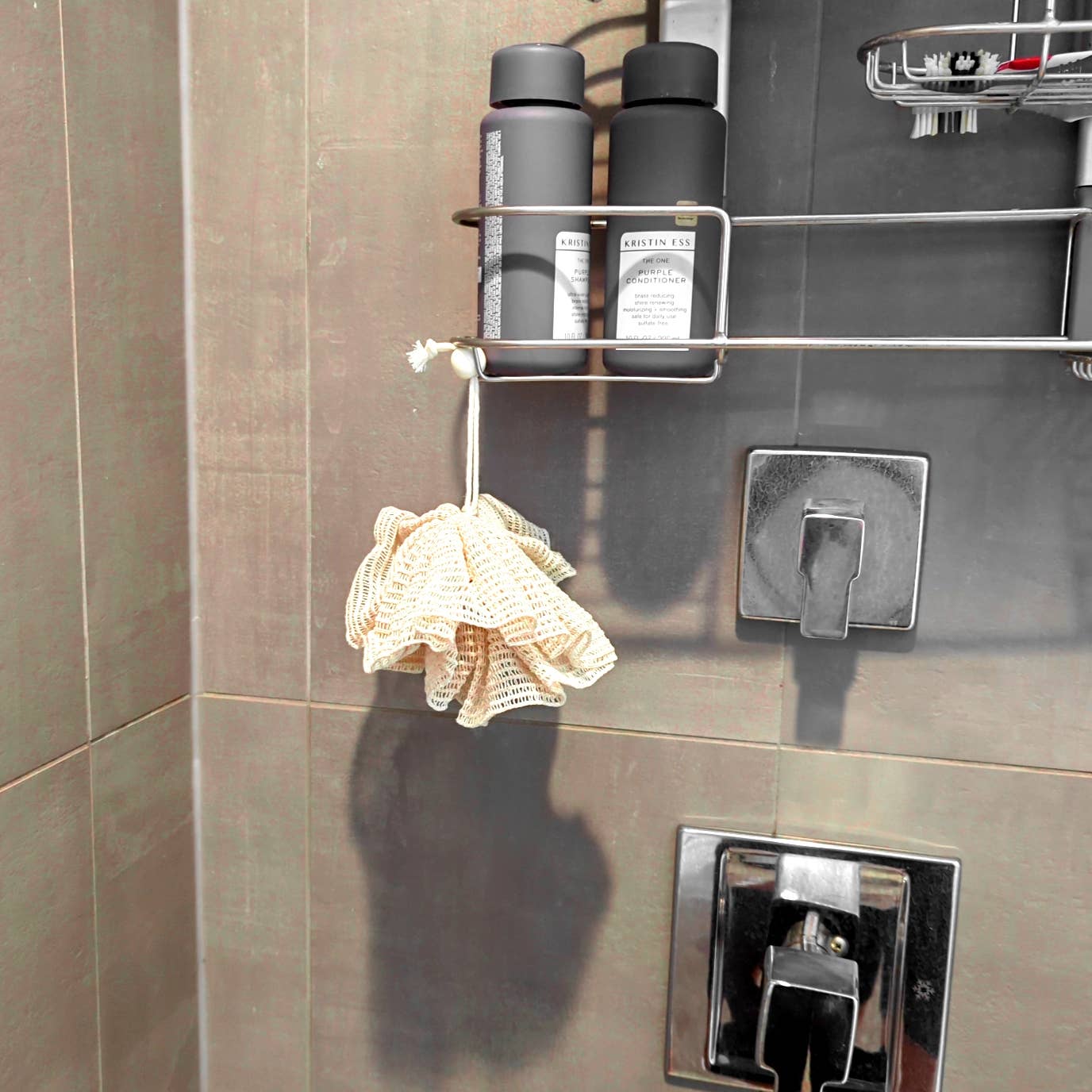 Ramie Mesh Bath Pouf