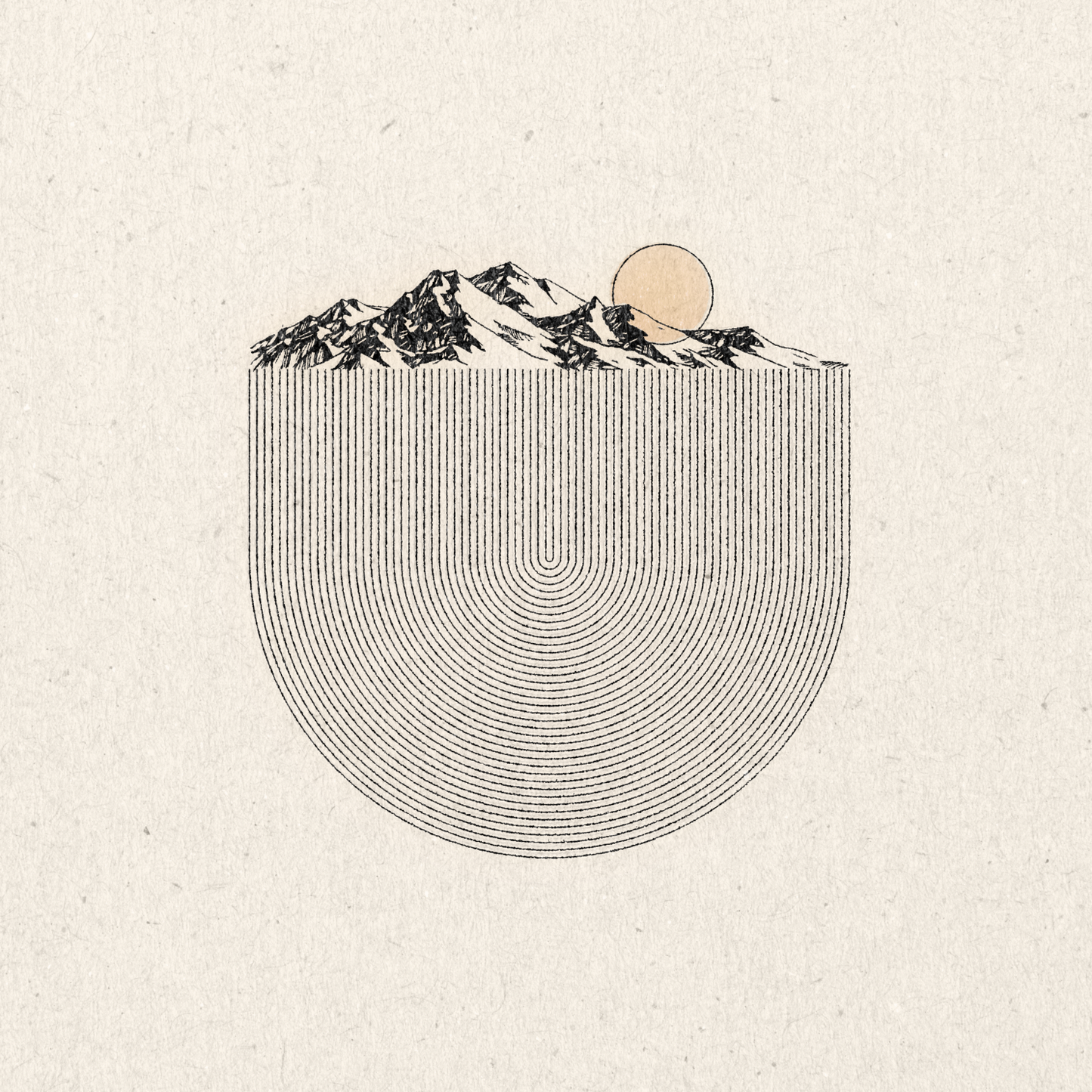 'Range Over Arched Lines' Print