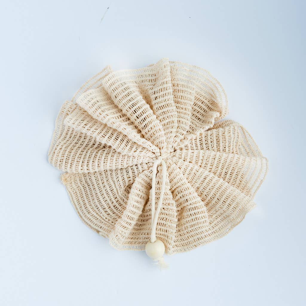 Ramie Mesh Bath Pouf