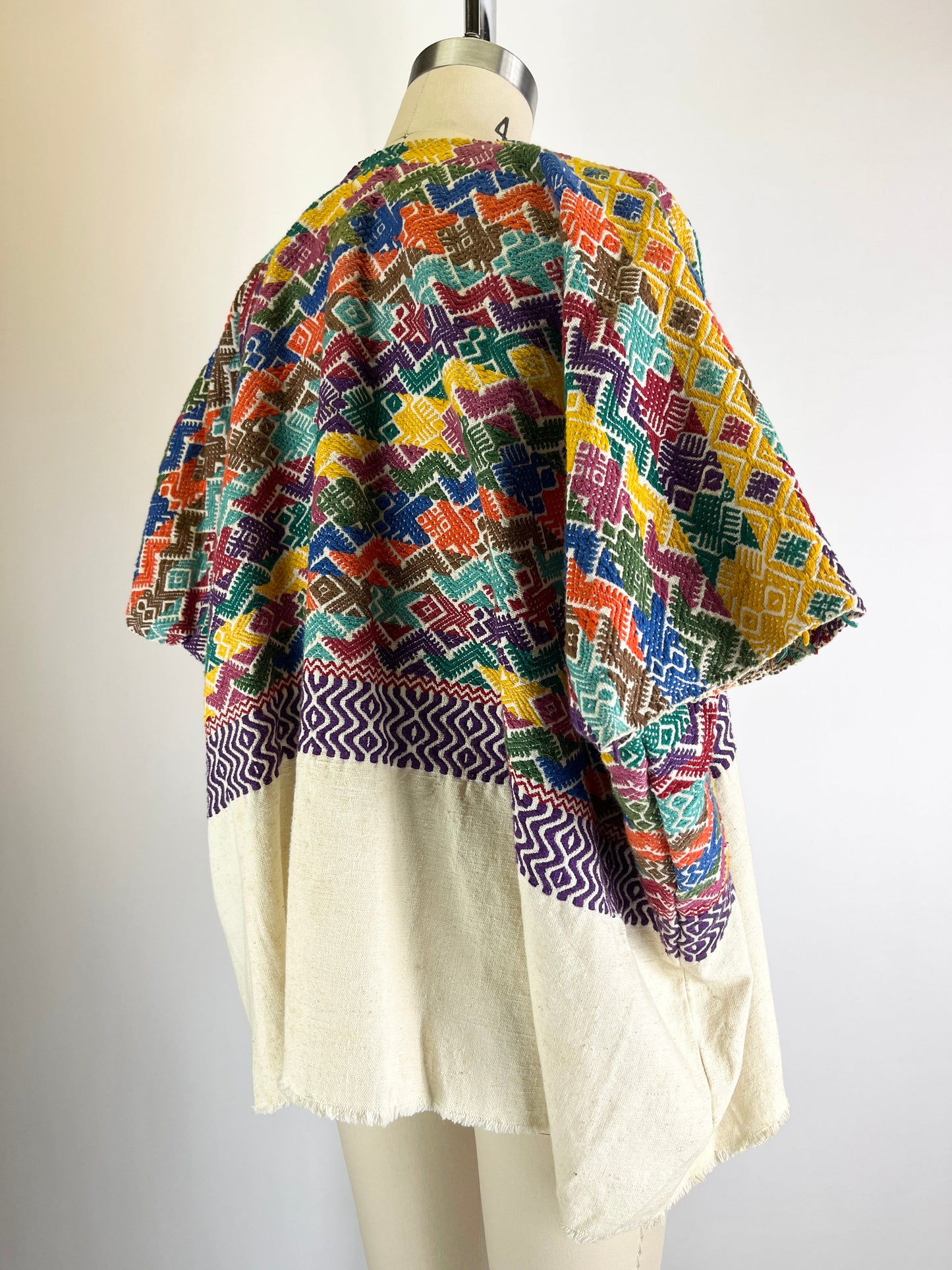 Vintage Embroidered Huipil