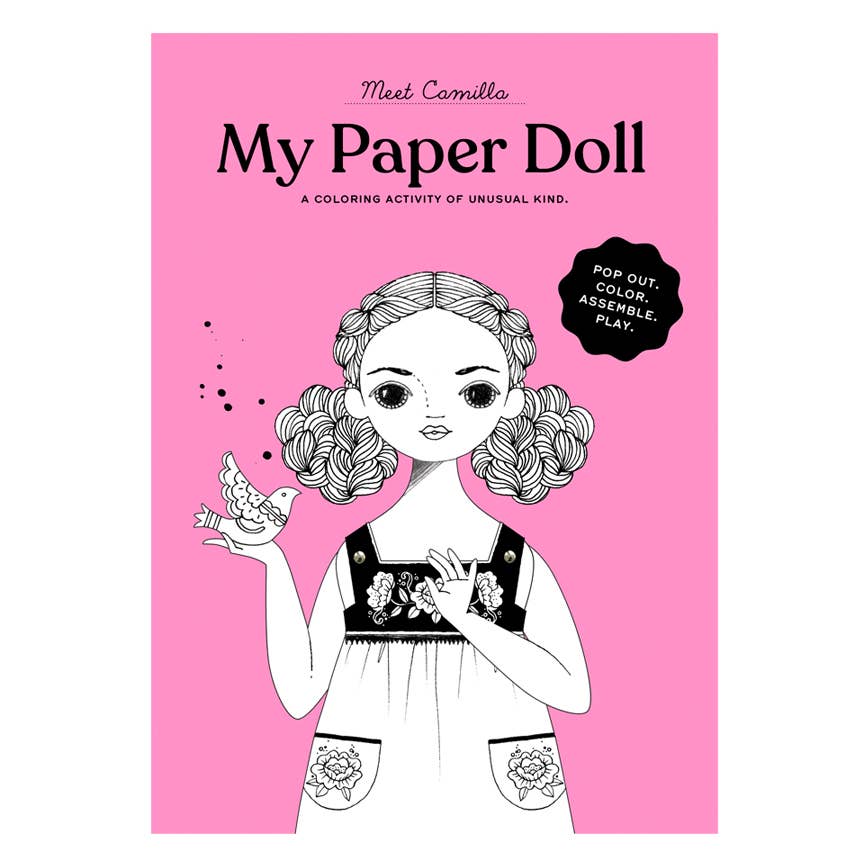 CAMILLA COLORING PAPER DOLL KIT