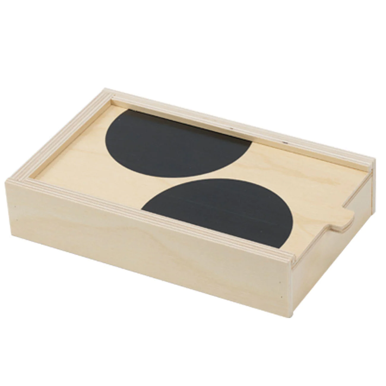 Black Dot Domino Set