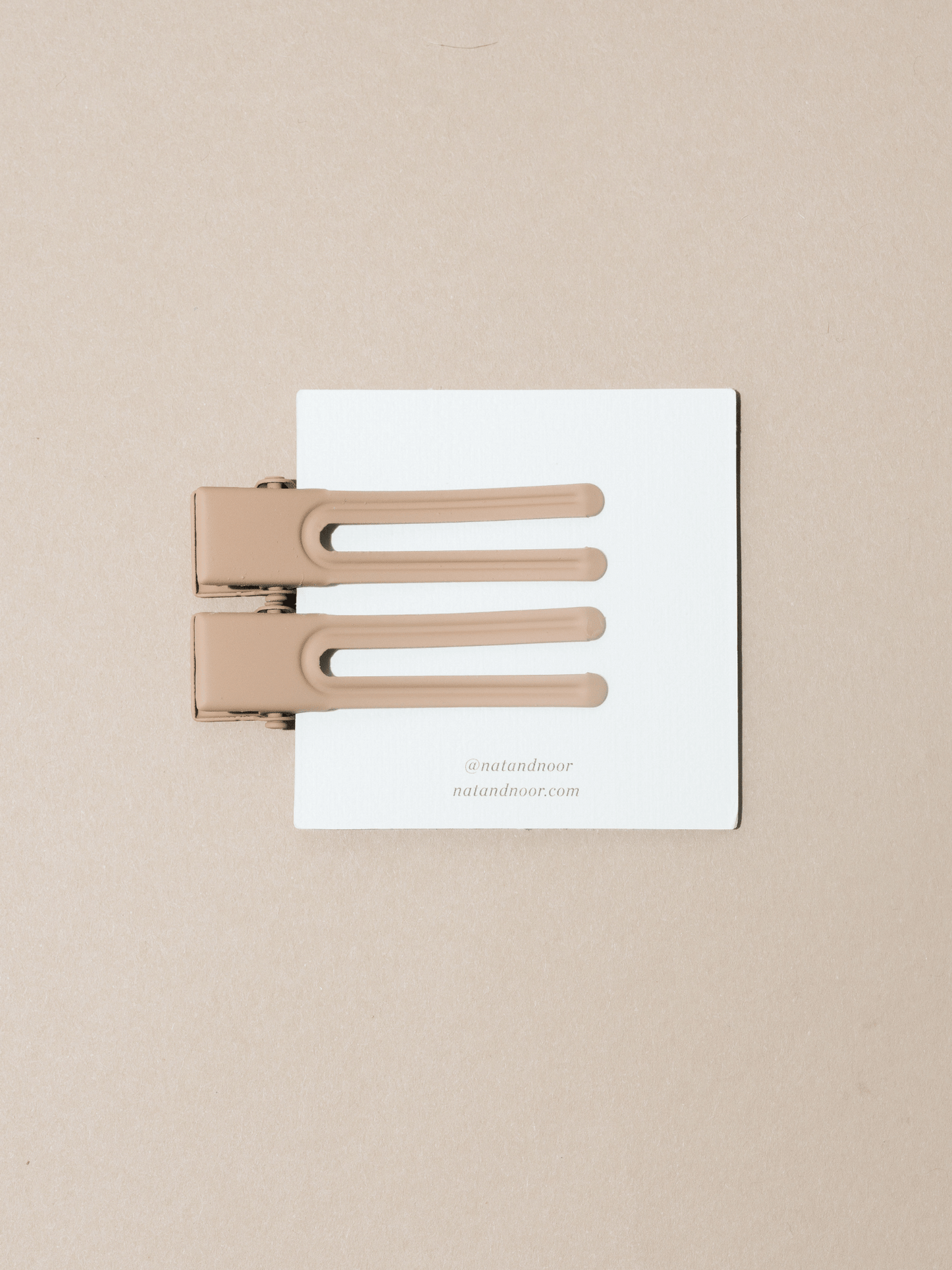 Lu Lu Hair Clips In Mocha