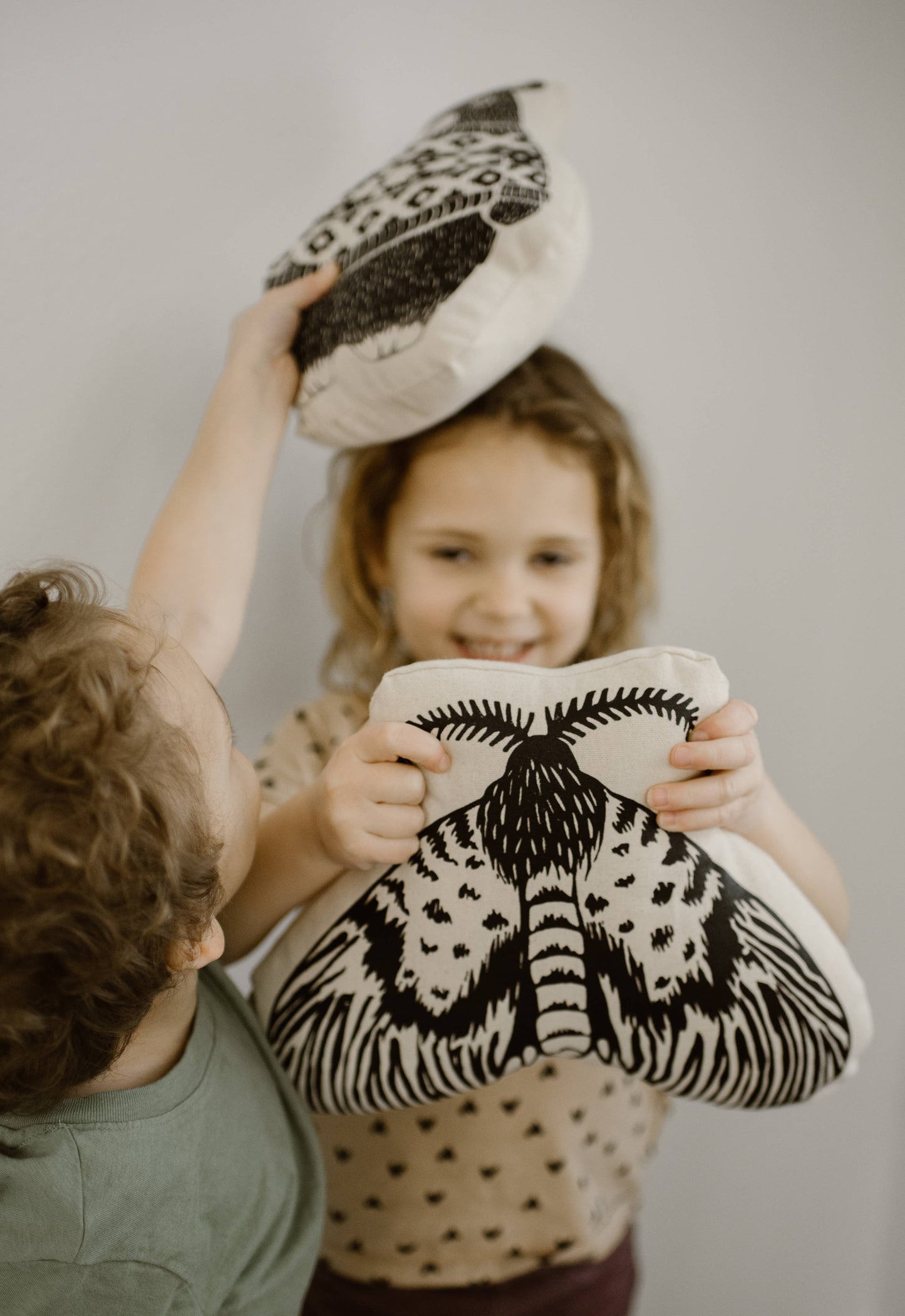 Moth Printed Pillow
