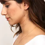 Large Arc Threader Earrings