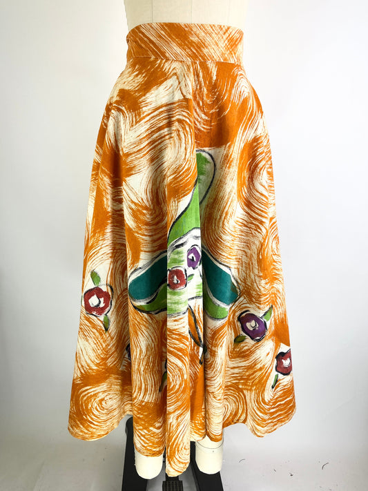 Hand Painted Skirt