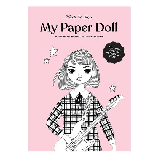 INDIGO COLORING PAPER DOLL KIT
