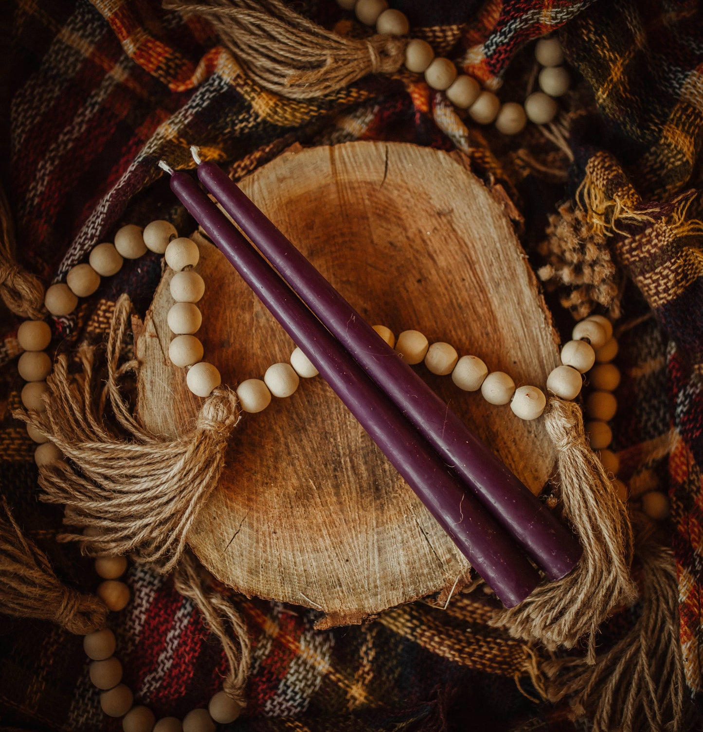 Beeswax Taper Candle: Pure (yellow)