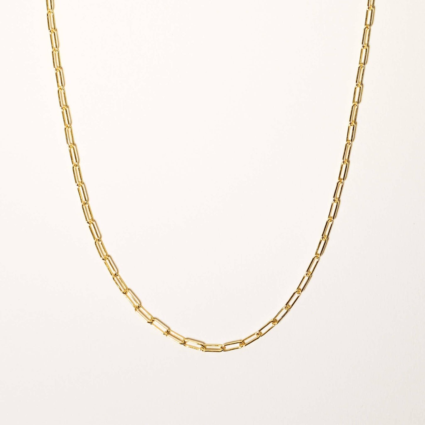 Luxe Paperclip Chain 15 - 16"