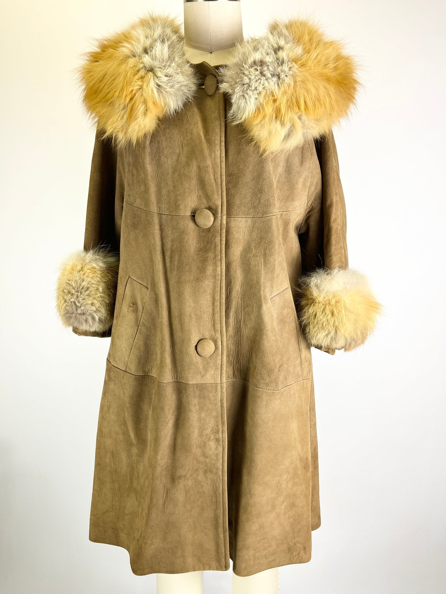 1960s Fur & Suede Jacket