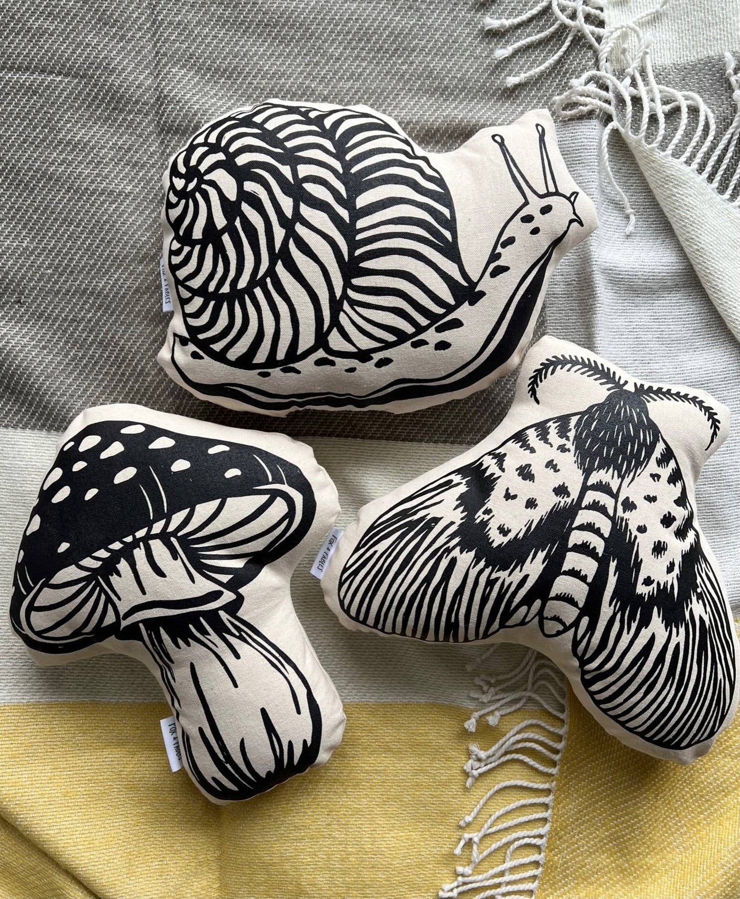 Moth Printed Pillow