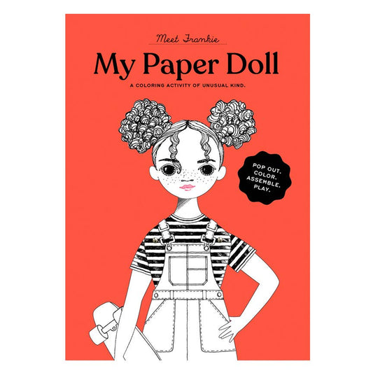 FRANKIE COLORING PAPER DOLL KIT